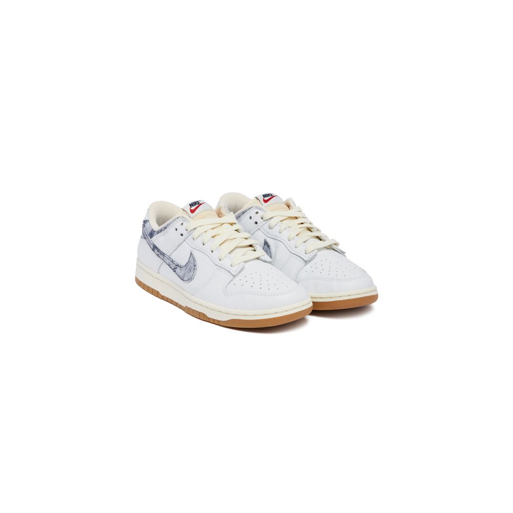 Nike Dunk Low Blanco/Azul marino medianoche-Rojo gimnasio-Vela