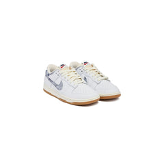 Nike Dunk Low Blanco/Azul marino medianoche-Rojo gimnasio-Vela
