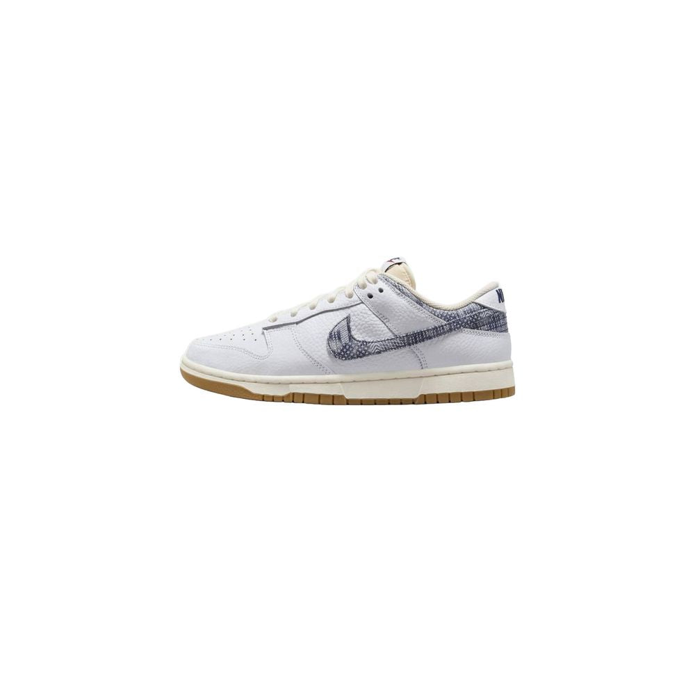 Nike Dunk Low Blanco/Azul marino medianoche-Rojo gimnasio-Vela