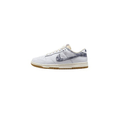 Nike Dunk Low Blanco/Azul marino medianoche-Rojo gimnasio-Vela