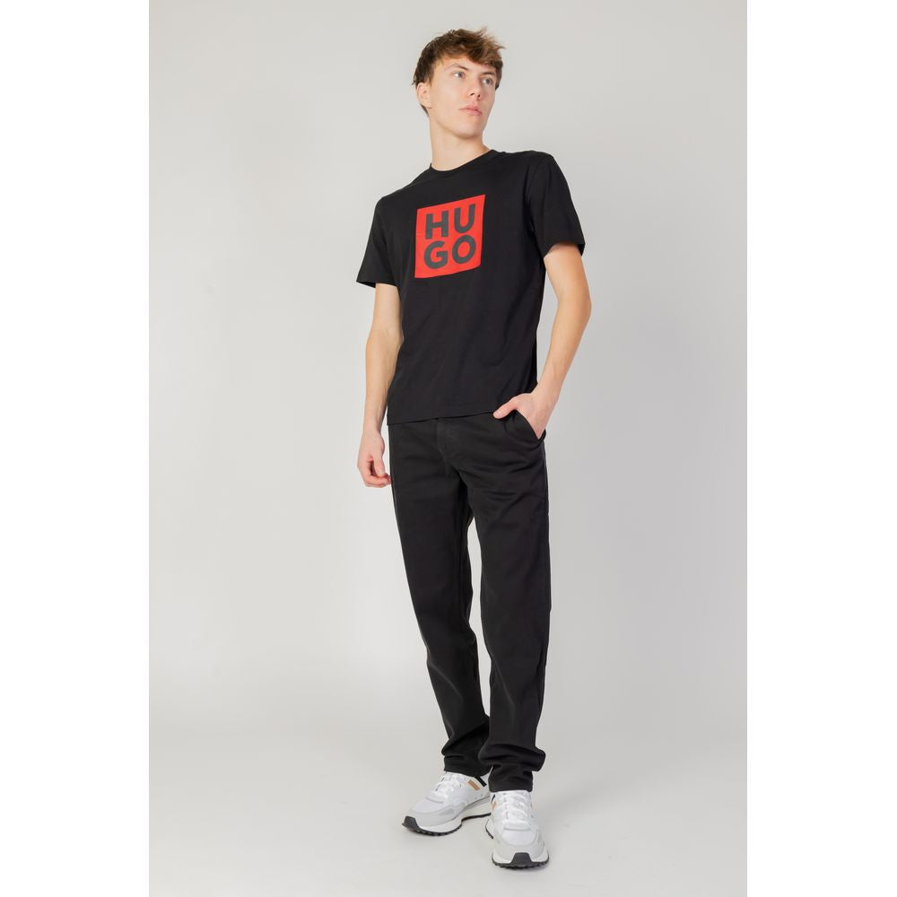 Vaqueros y pantalón de algodón negro de Hugo Boss