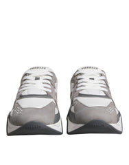 Zapatillas Versace Squalo de caña baja y gruesa de neopreno y cuero gris