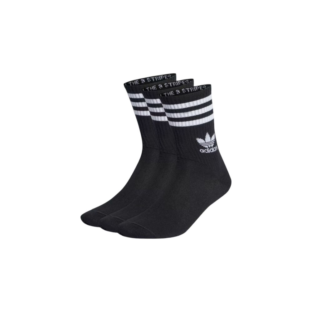 Calcetines de algodón negros de Adidas