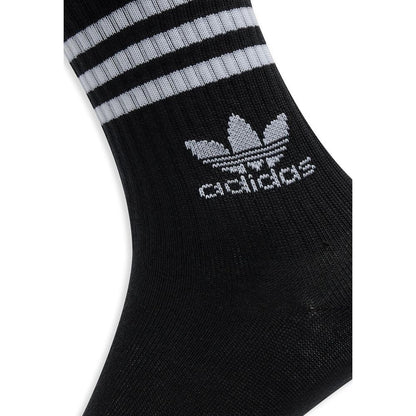 Calcetines de algodón negros de Adidas