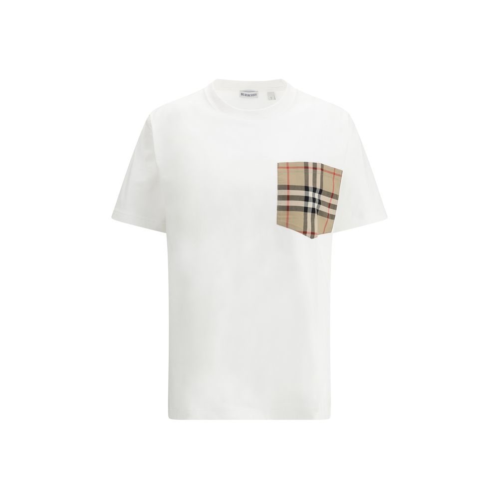 Camiseta con bolsillo y cuadros Burberry Archive