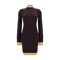Minivestido de cuello alto Fendi