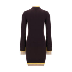 Minivestido de cuello alto Fendi