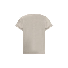 Brunello Cucinelli camiseta de cachemir con purpurina