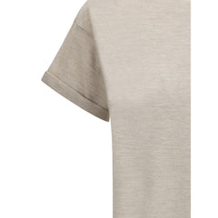 Brunello Cucinelli camiseta de cachemir con purpurina