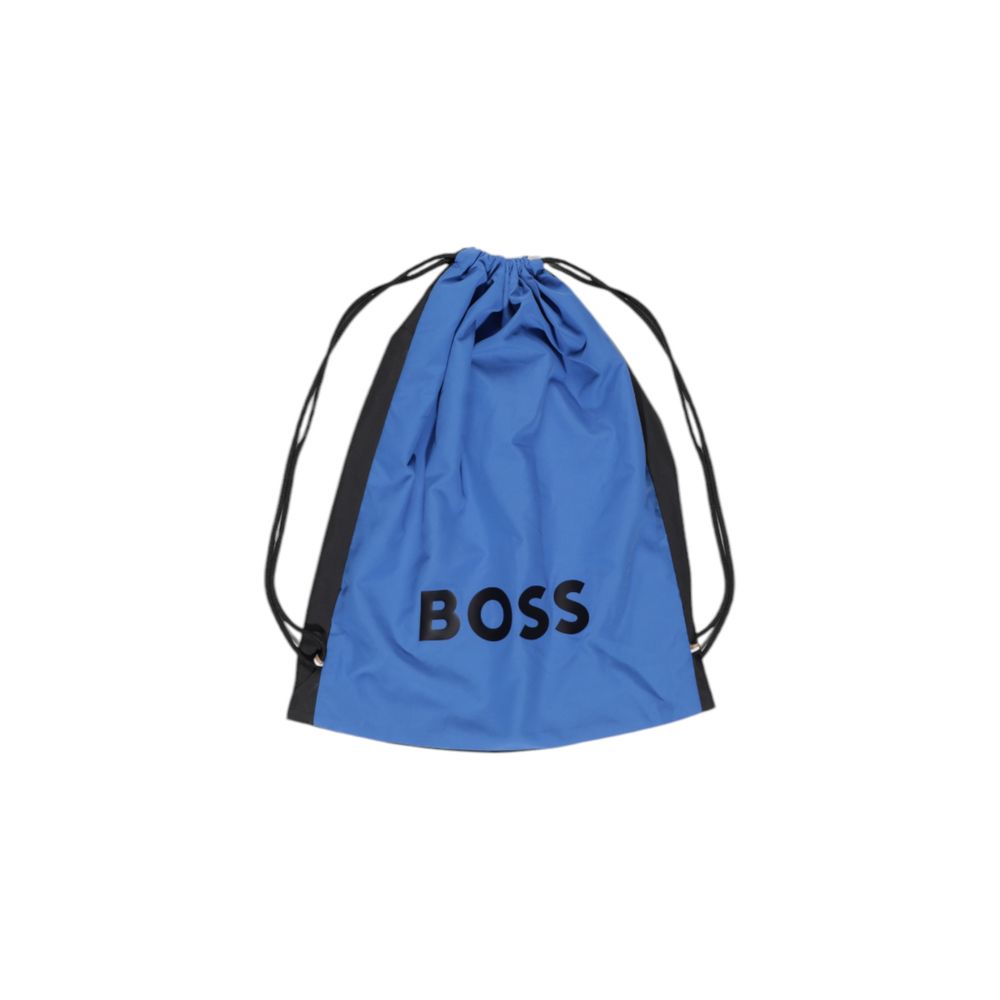 Traje de baño de poliéster azul Hugo Boss