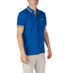 Polo de algodón azul de Hugo Boss