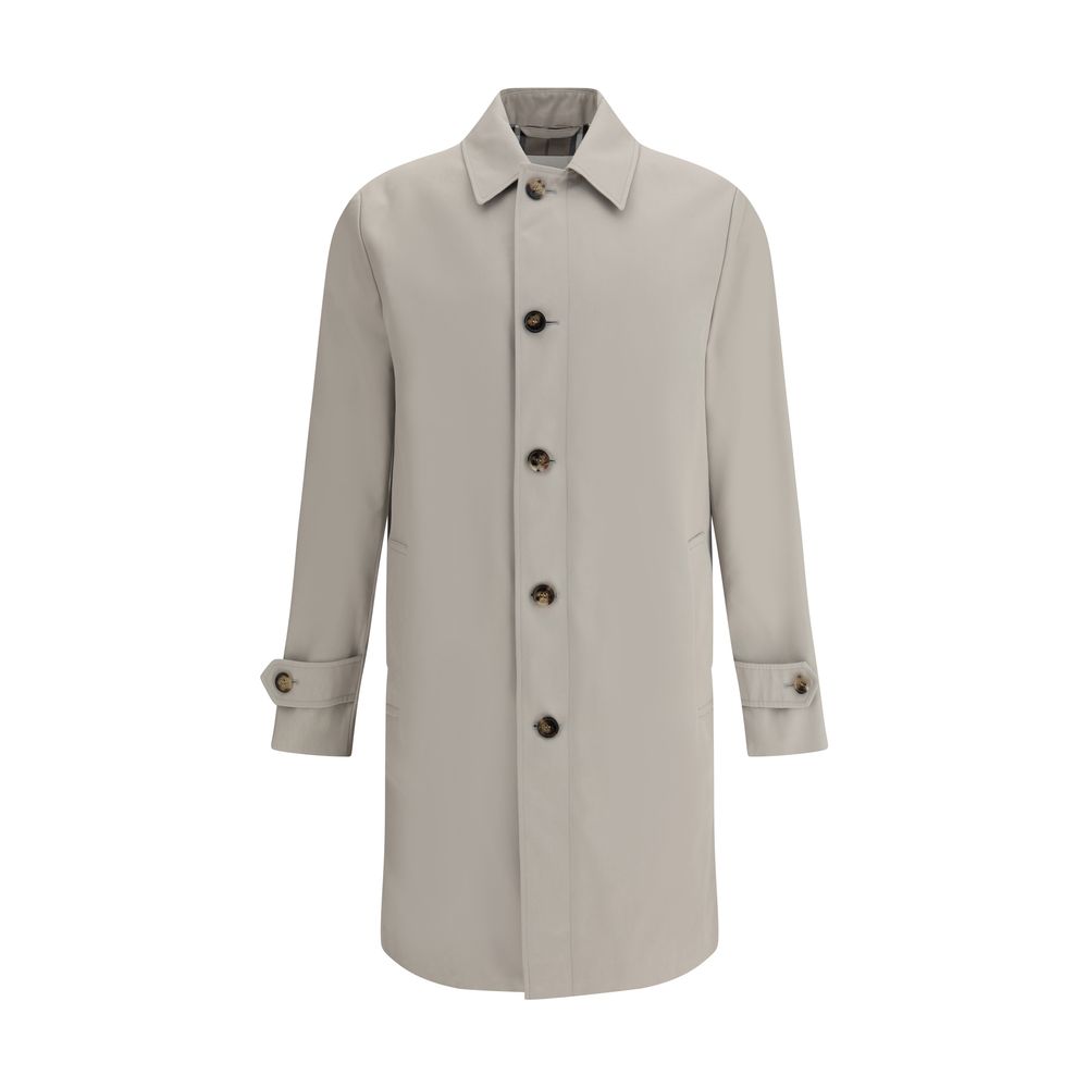 Abrigo de botonadura sencilla de Burberry