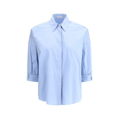 Brunello Cucinelli Camisa Monile brillante