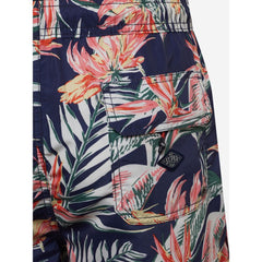 Traje de baño de poliéster azul Superdry