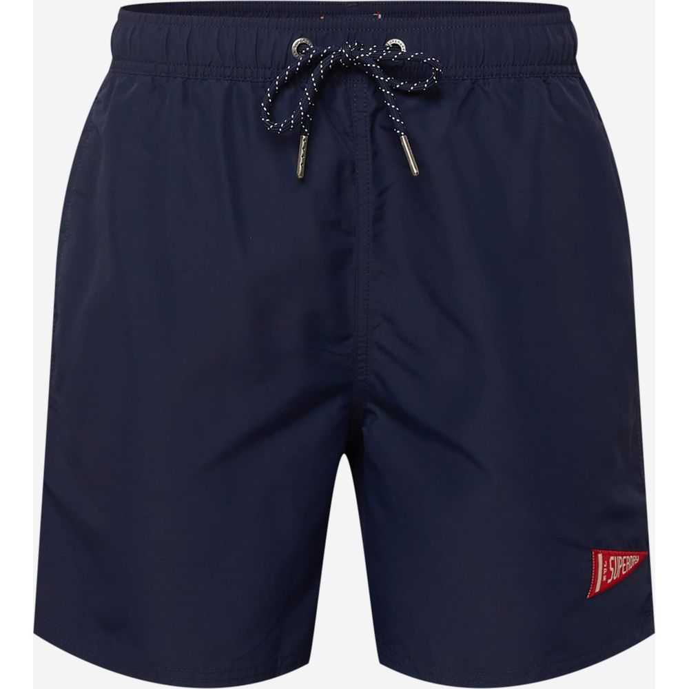 Traje de baño Superdry de poliéster reciclado azul