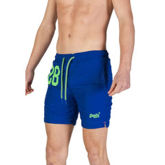 Traje de baño de poliéster azul Superdry