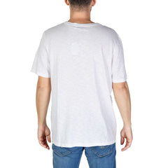 Camiseta blanca de algodón Superdry