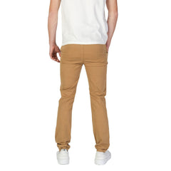Vaqueros y pantalón de algodón beige Superdry