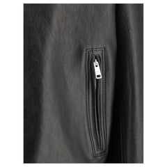 Chaqueta de cuero estilo motero de Prada