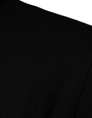 Sudadera con capucha y estampado de Medusa en algodón negro de Versace