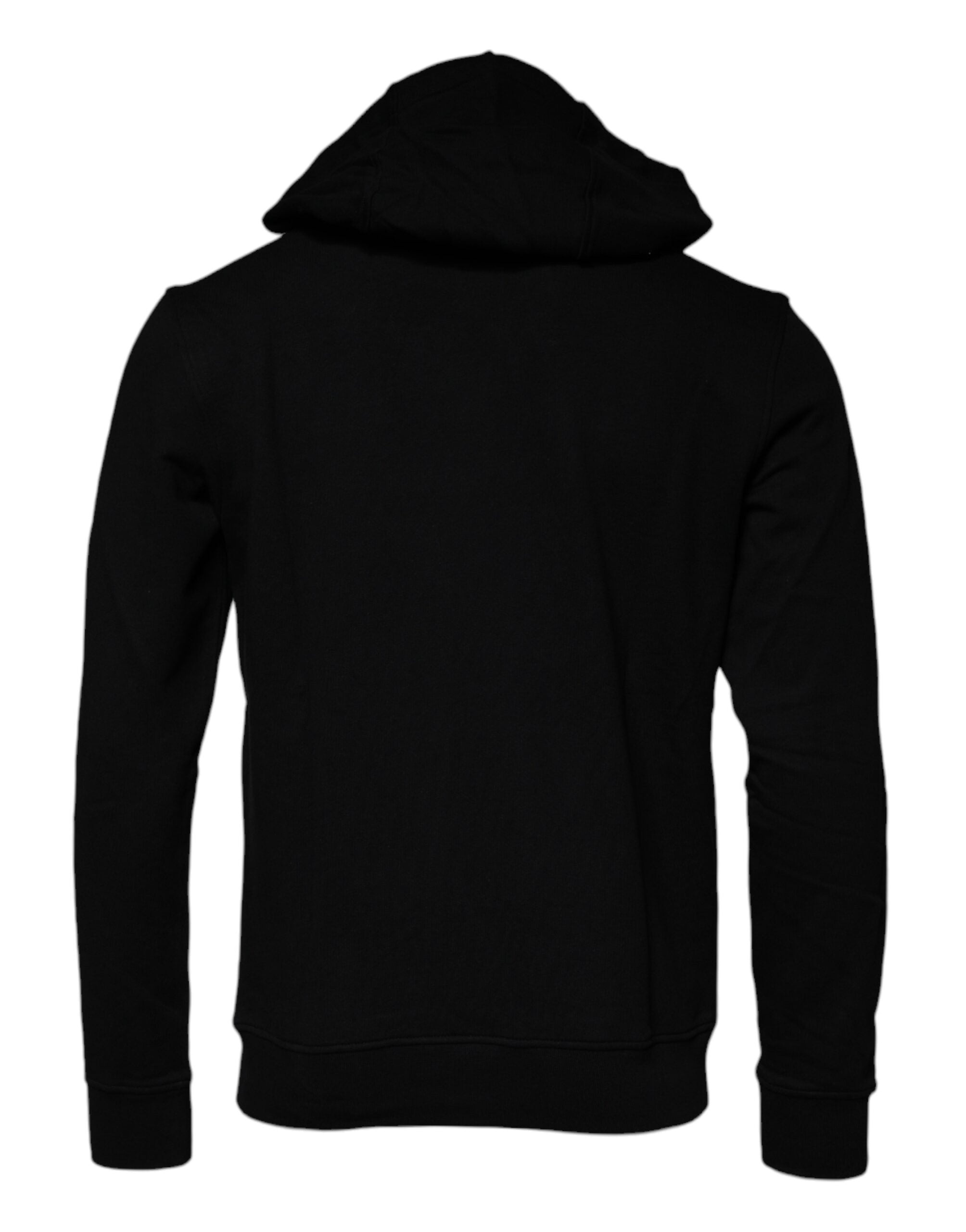 Sudadera con capucha y estampado de Medusa en algodón negro de Versace