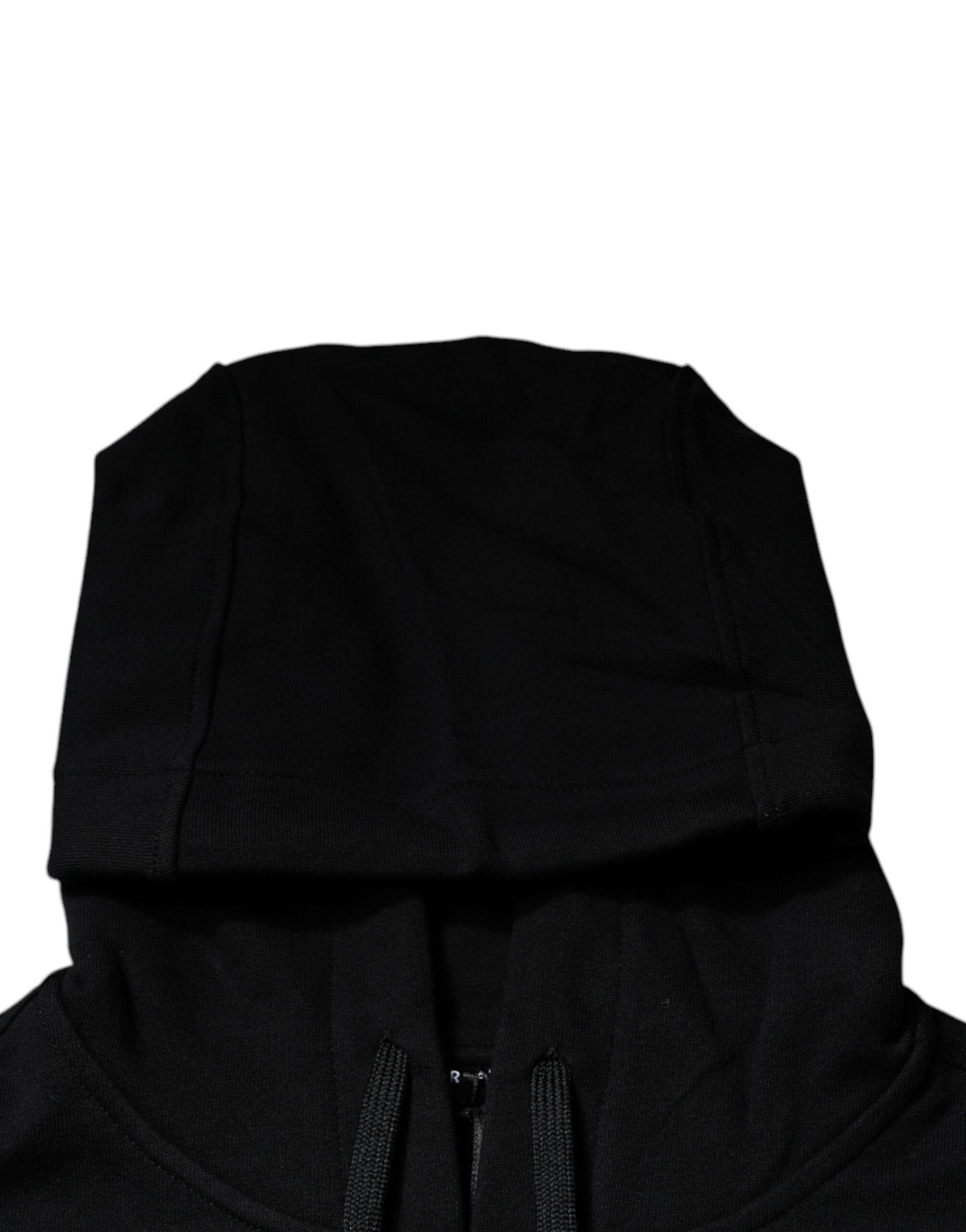 Sudadera con capucha y estampado de Medusa en algodón negro de Versace