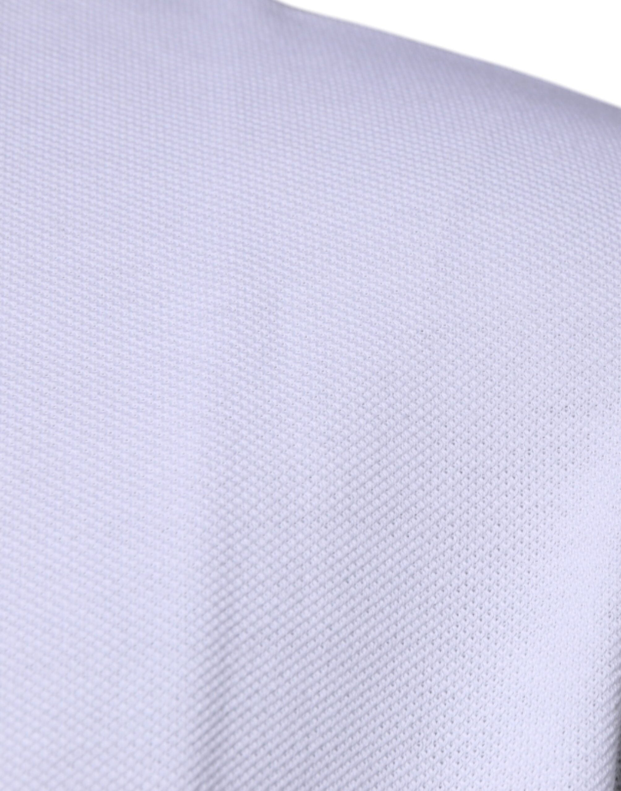 Polo de manga corta con cuello de viscosa blanca de Versace para hombre