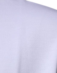 Polo de manga corta con cuello de viscosa blanca de Versace para hombre