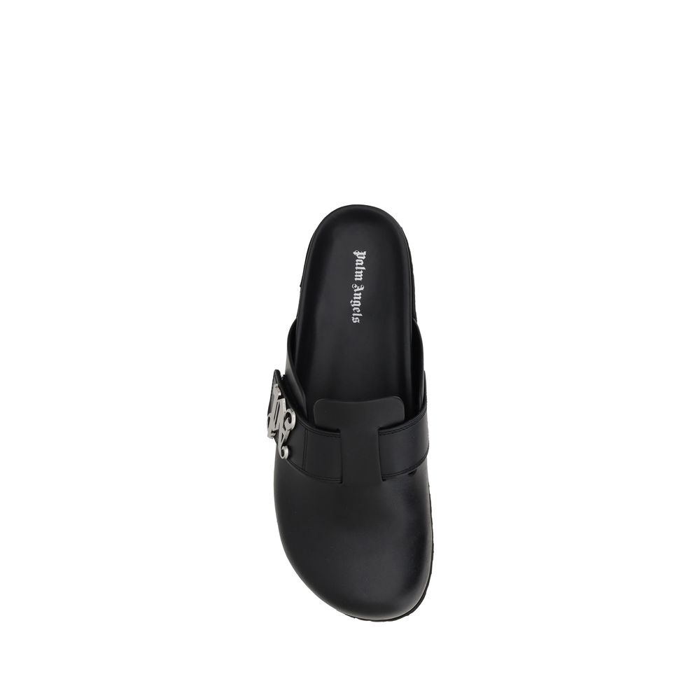 Mules de cuero Palm Angels