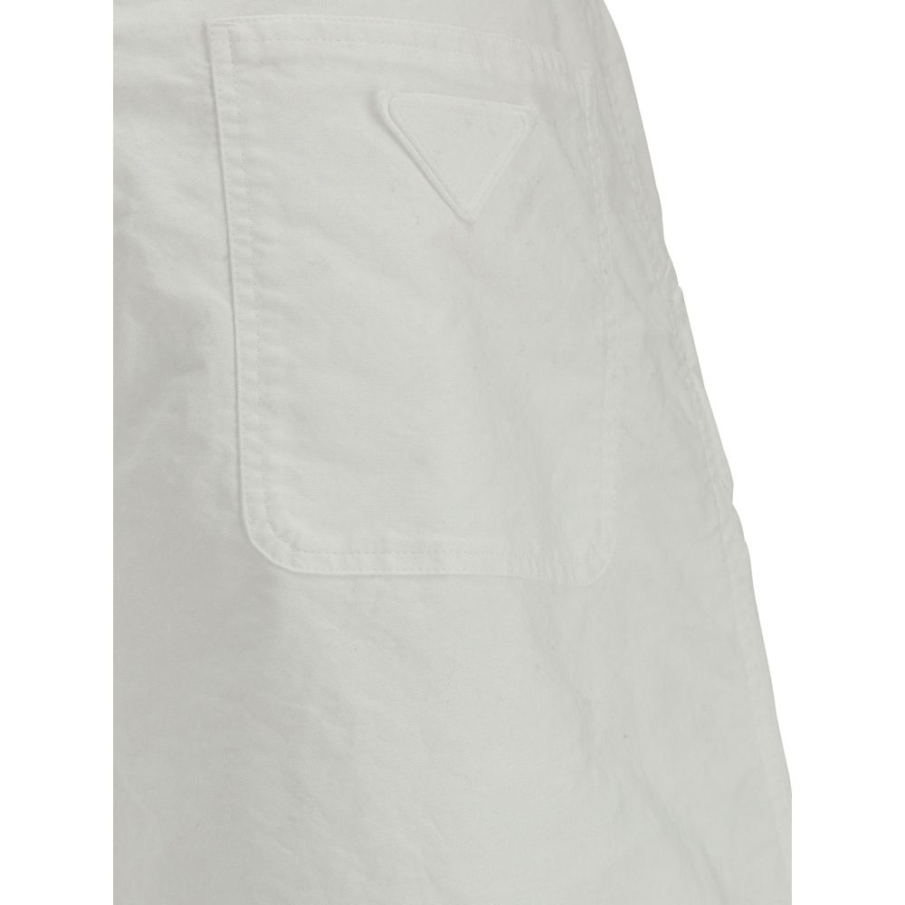 Pantalones de algodón Prada