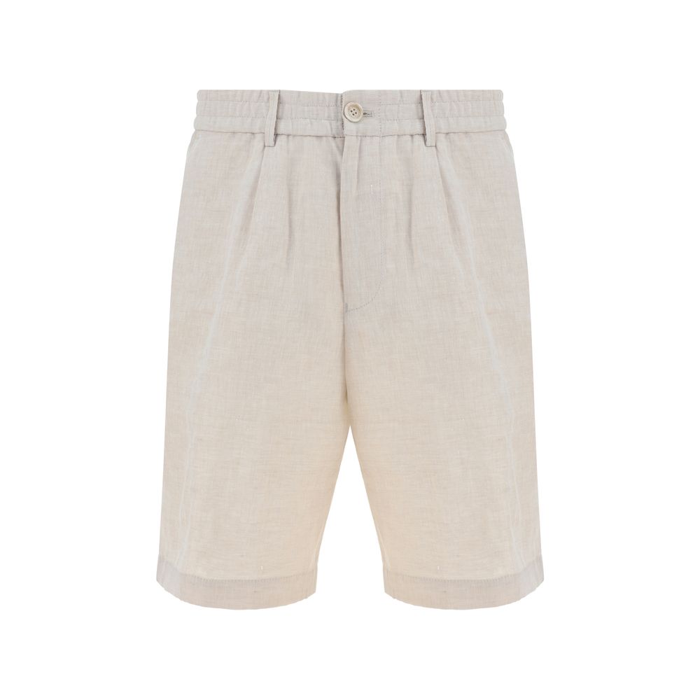 Pantalones cortos de lino Brunello Cucinelli