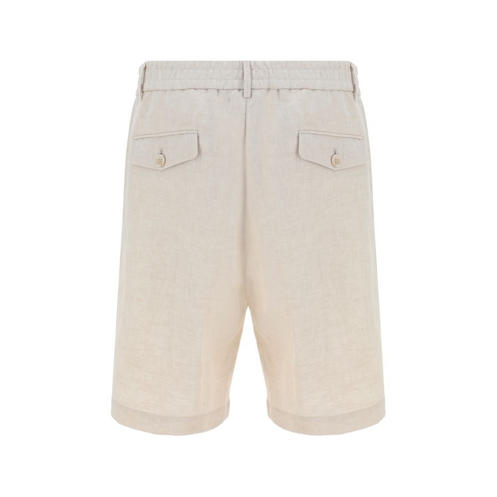 Pantalones cortos de lino Brunello Cucinelli