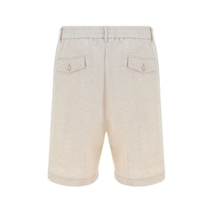 Pantalones cortos de lino Brunello Cucinelli