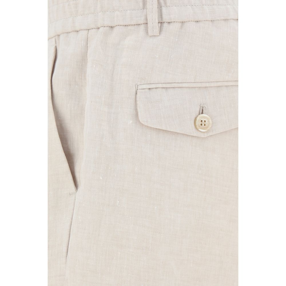 Pantalones cortos de lino Brunello Cucinelli