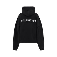 Sudadera con capucha del logotipo de Balenciaga