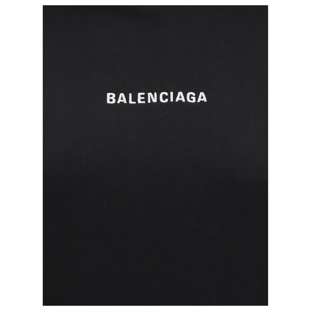 Sudadera con capucha del logotipo de Balenciaga