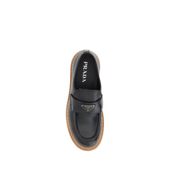 Mocasines de cuero Prada