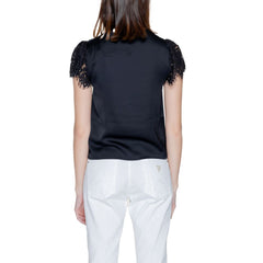 Guess Black Polyester Blouse