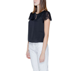 Guess Black Polyester Blouse