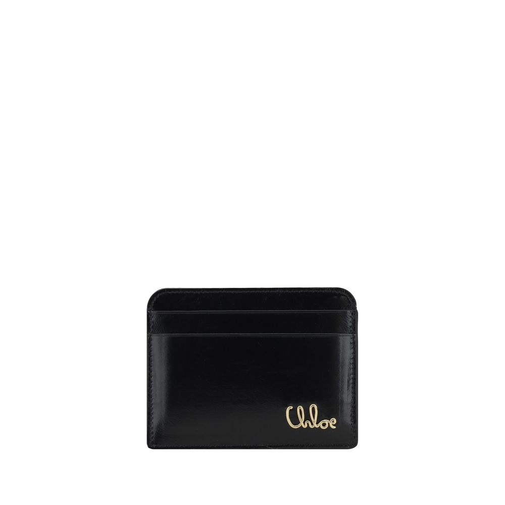 Horquilla de tarjetas con el logotipo de Chloé