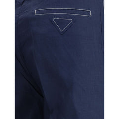 Pantalones de lino Prada