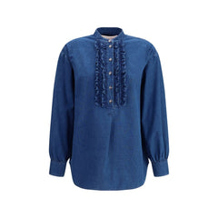 Camisas vaqueras con volantes de Valentino