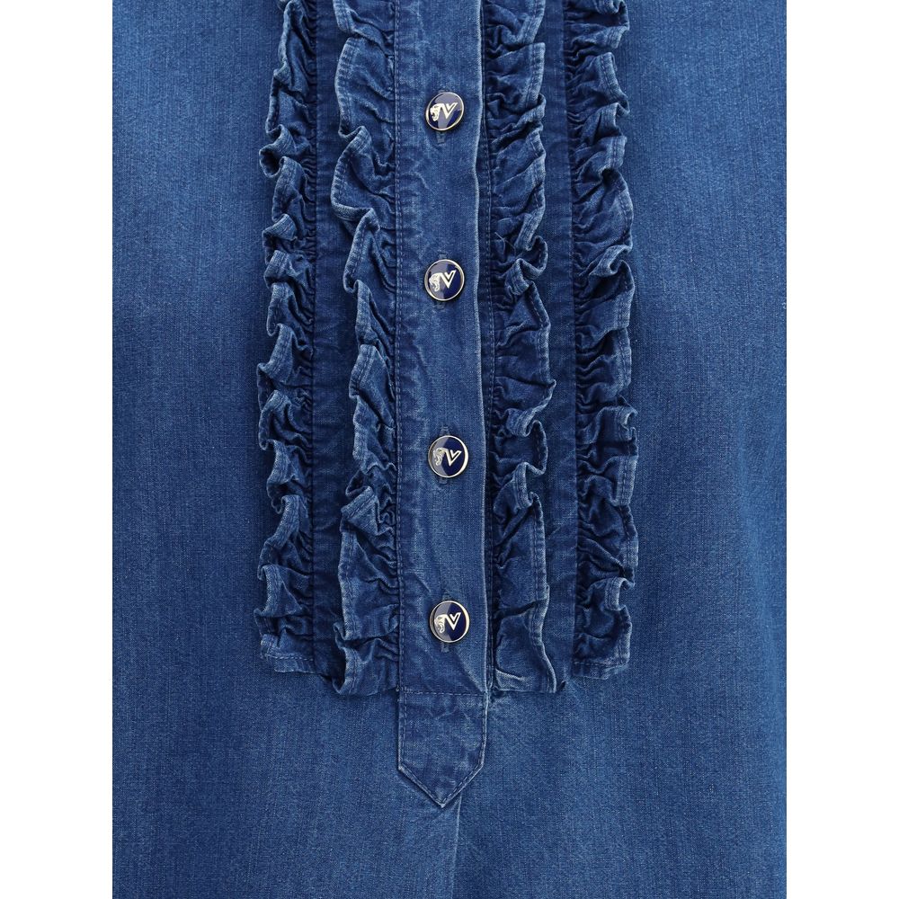 Camisas vaqueras con volantes de Valentino
