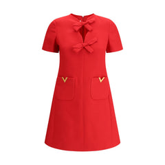 Vestido mini Valentino con abertura