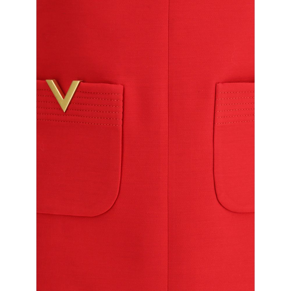 Vestido mini Valentino con abertura