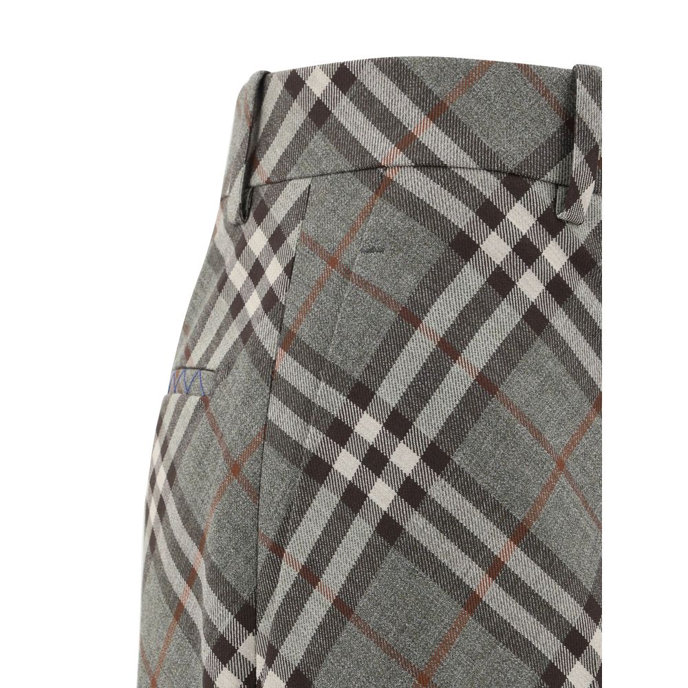 Pantalones de sastre con cuadros de archivo de Burberry