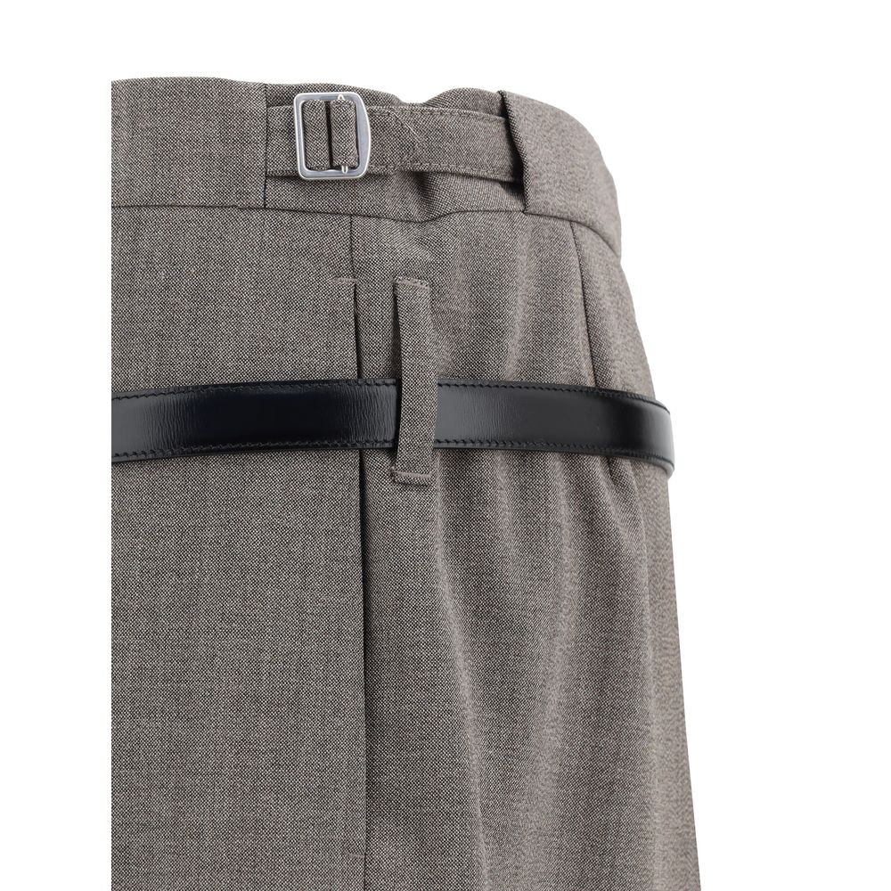 Pantalones palazzo Prada Mélange