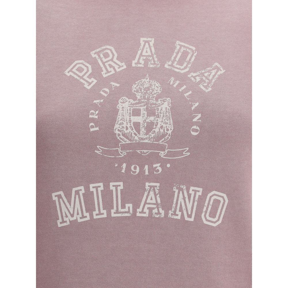 Camiseta de algodón Prada