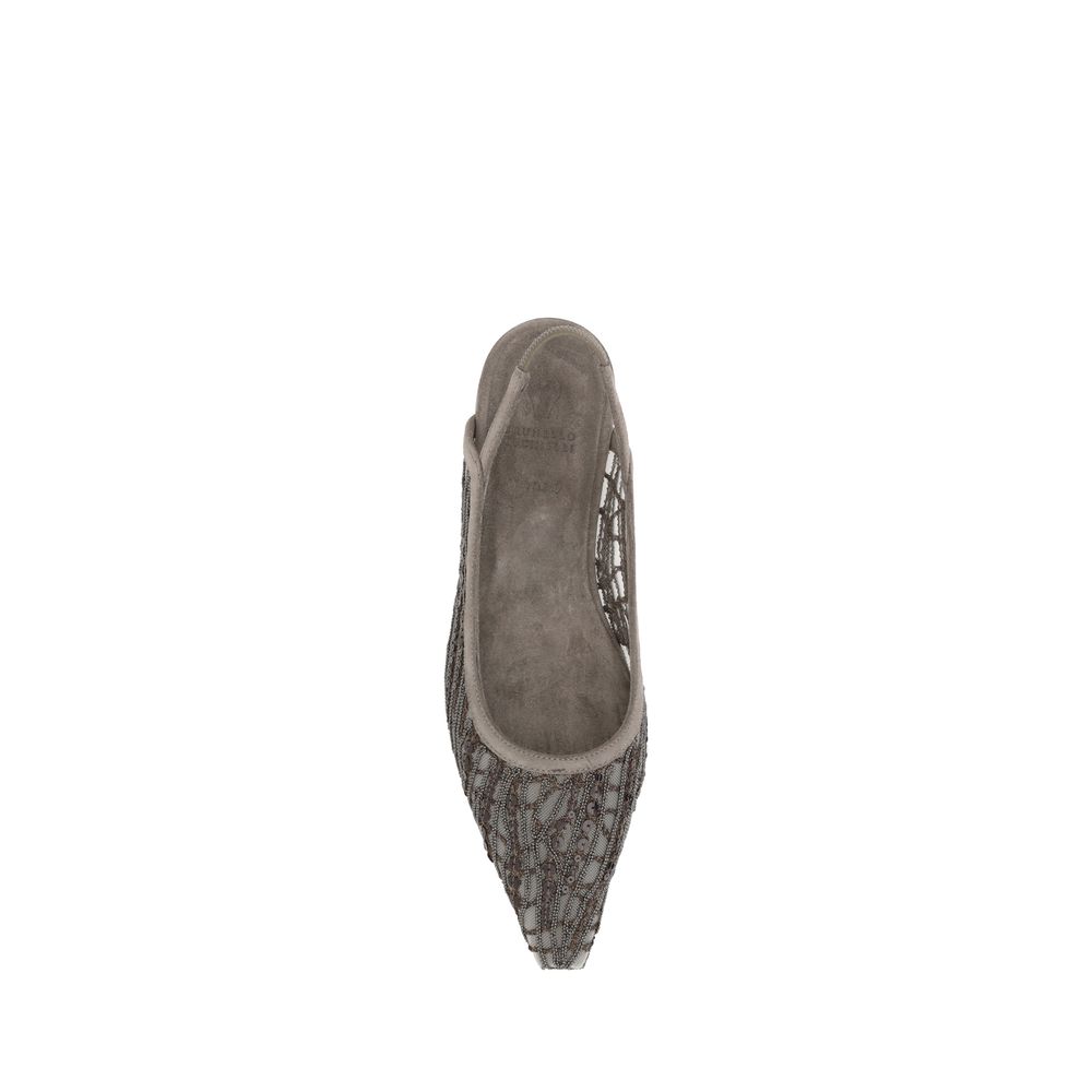 Brunello Cucinelli Adorno Bailarinas