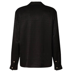 Camisa de viscosa negra Amiri
